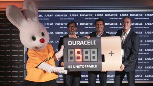 Duracell impulsionando os acréscimos de LALIGA