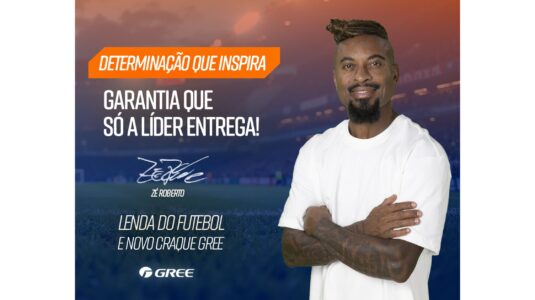 Gree anuncia parceria com Zé Roberto, ídolo do futebol brasileiro