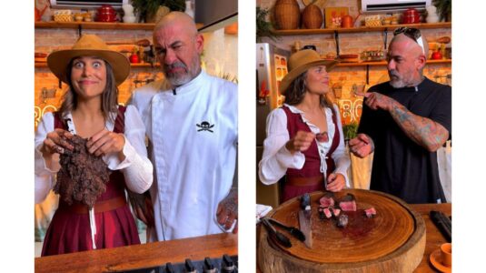 Masterchef Henrique Fogaça e Ju Lima estreiam nova temporada de BOM HEIN! com picanha maturada na Dr. Peanut