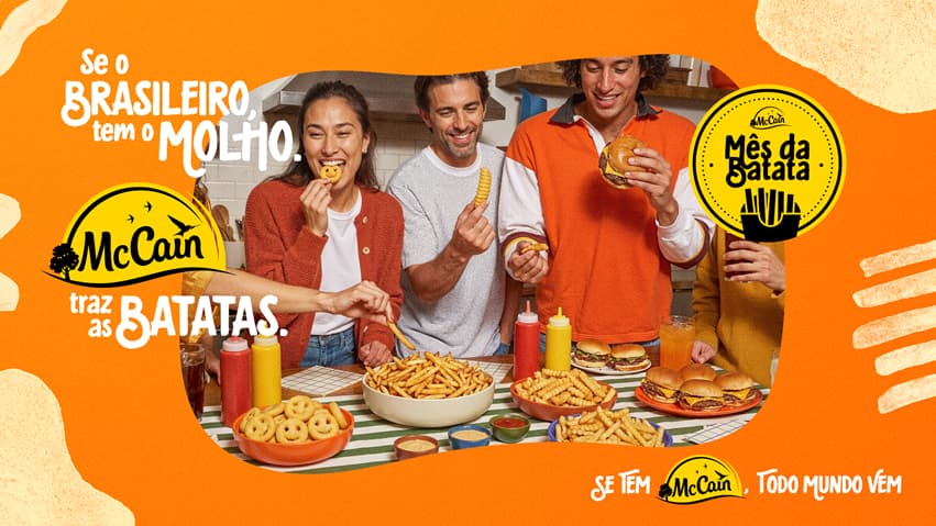 McCain celebra o Mês da Batata com desafio nas redes sociais e Circuito Gastronômico pelo Brasil