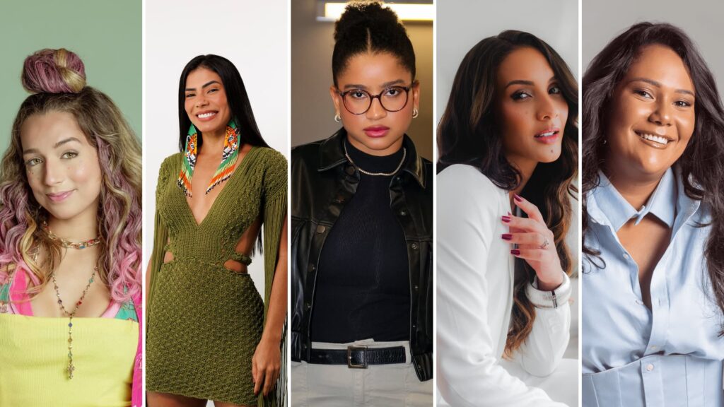 Milena, Samira, Chaiany, Marciele e Maxiane, do ‘BBB 26’, fecham contrato de agenciamento com a Globo