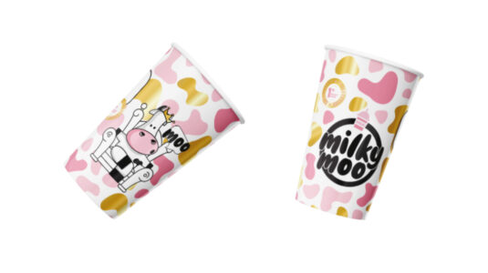 Milky Moo usa primeira compra como estratégia de branding e lança copo exclusivo para novos clientes