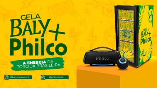Philco fortalece estratégia de branding para a Copa em parceria com a Baly Energy Drink