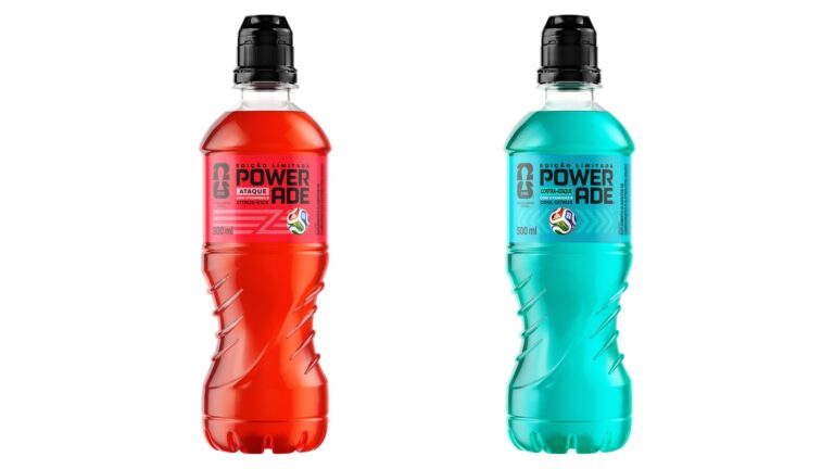 Powerade celebra o futebol com sabores inéditos Ataque e Contra-ataque para Copa do Mundo FIFA 2026