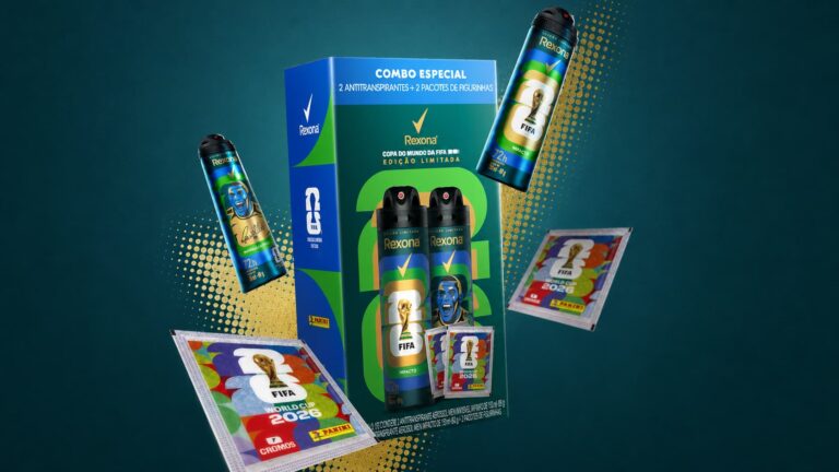 Rexona lança combo especial com latas da edição limitada da Copa do Mundo da FIFA 2026