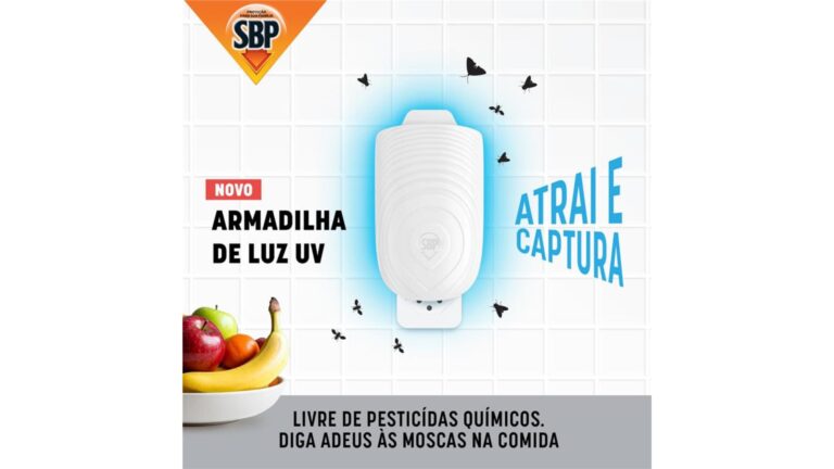SBP aposta em inovação e lança armadilhas de luz UV para controle de moscas