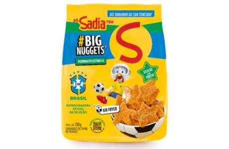 Sadia homenageia o Penta com Big Nuggets em formato de estrela de edição limitada