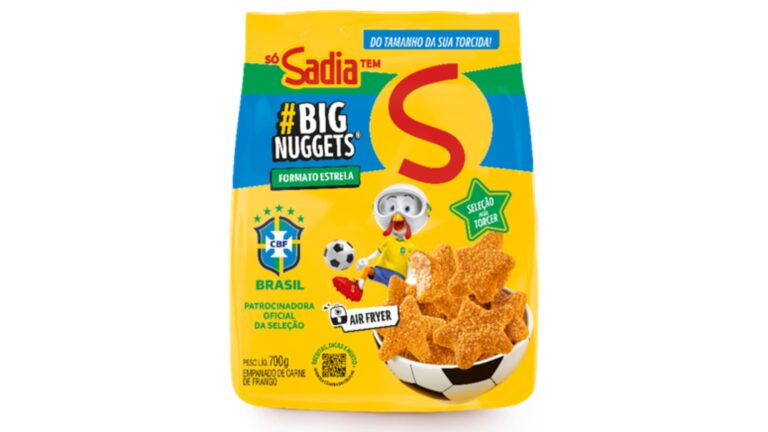 Sadia homenageia o Penta com Big Nuggets em formato de estrela de edição limitada