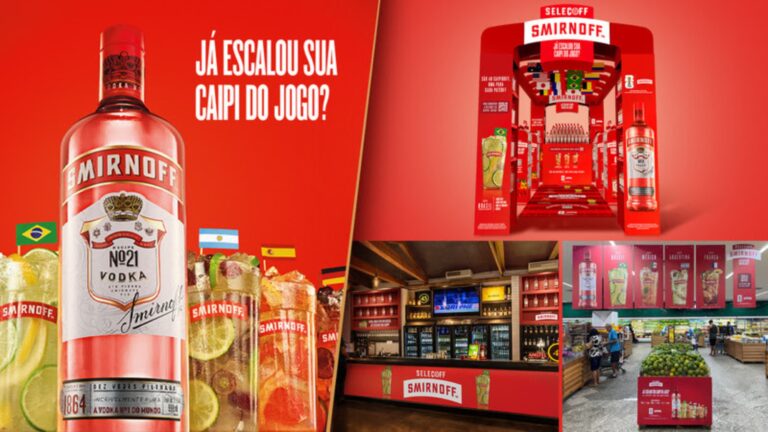 Score transforma Smirnoff em plataforma de experiência durante o mundial