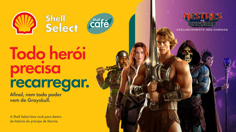 Shell Café e Sony transformam posto de São Paulo em universo de Mestres do Universo