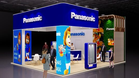 Stand Panasonic Pilhas na Apas