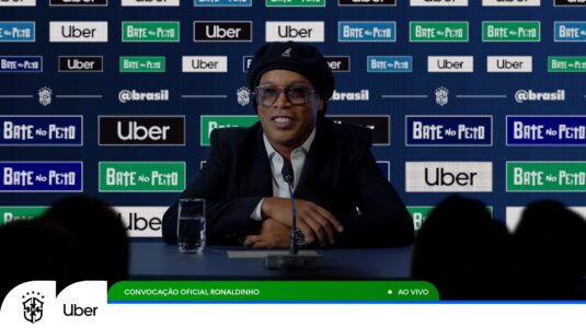 Uber transforma rito da CBF em plataforma de lançamento de nova campanha
