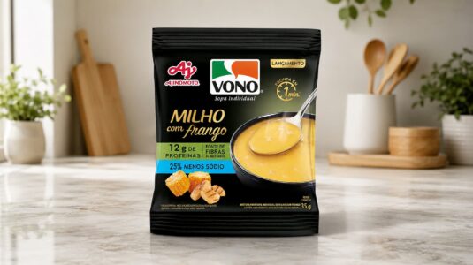 VONO® amplia linha proteica com sabor Milho com Frango