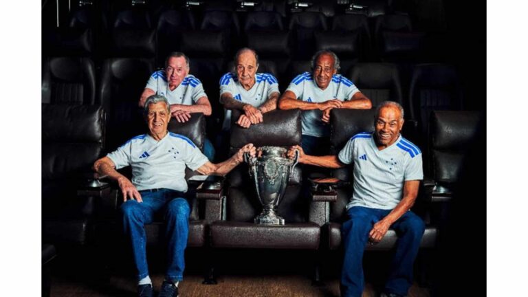 adidas e Cruzeiro lançam novo segundo uniforme inspirado no histórico elenco celeste de 1966
