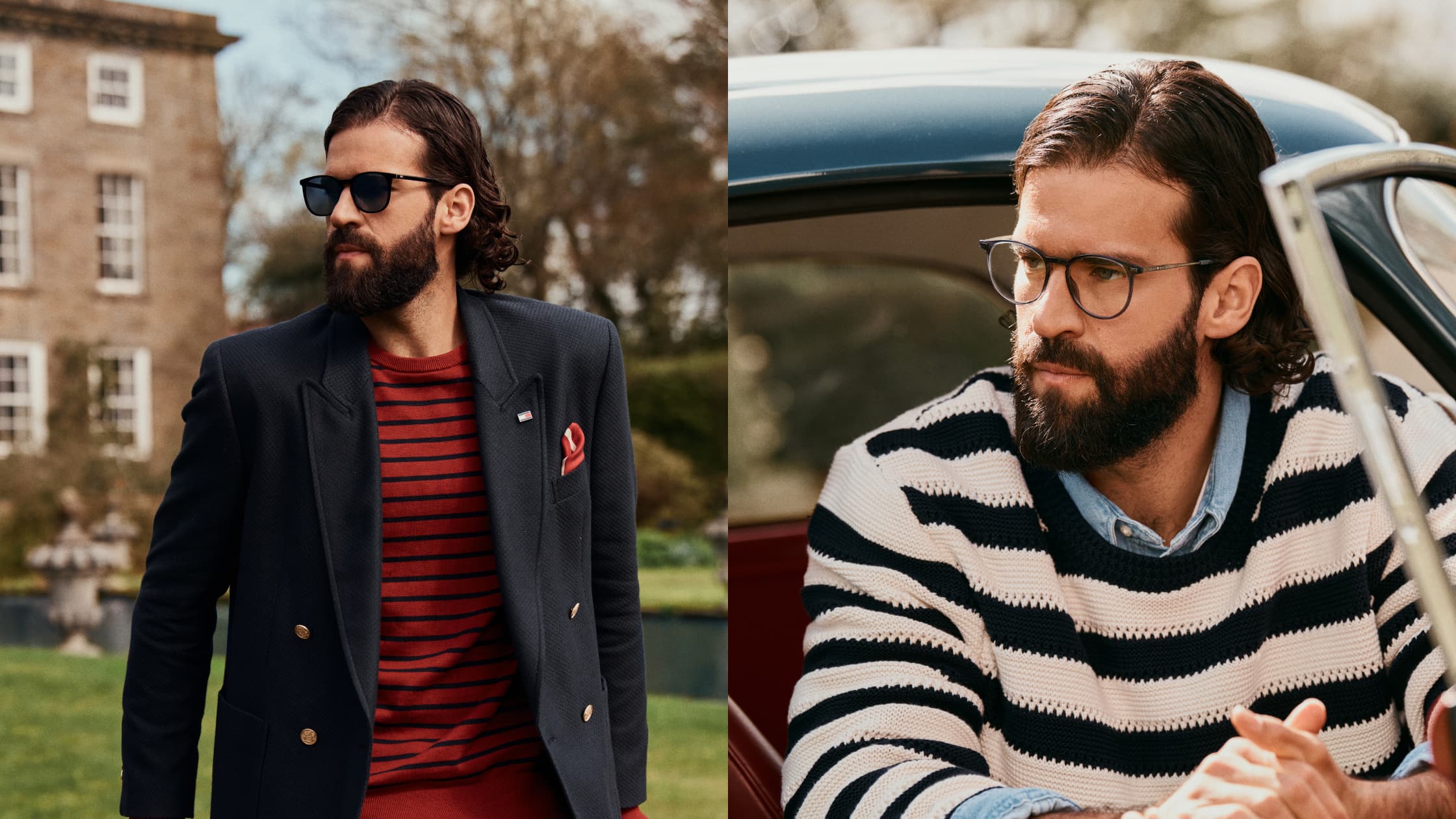 Alisson Becker é o rosto dos óculos Primavera Verão 2026 da Tommy Hilfiger
