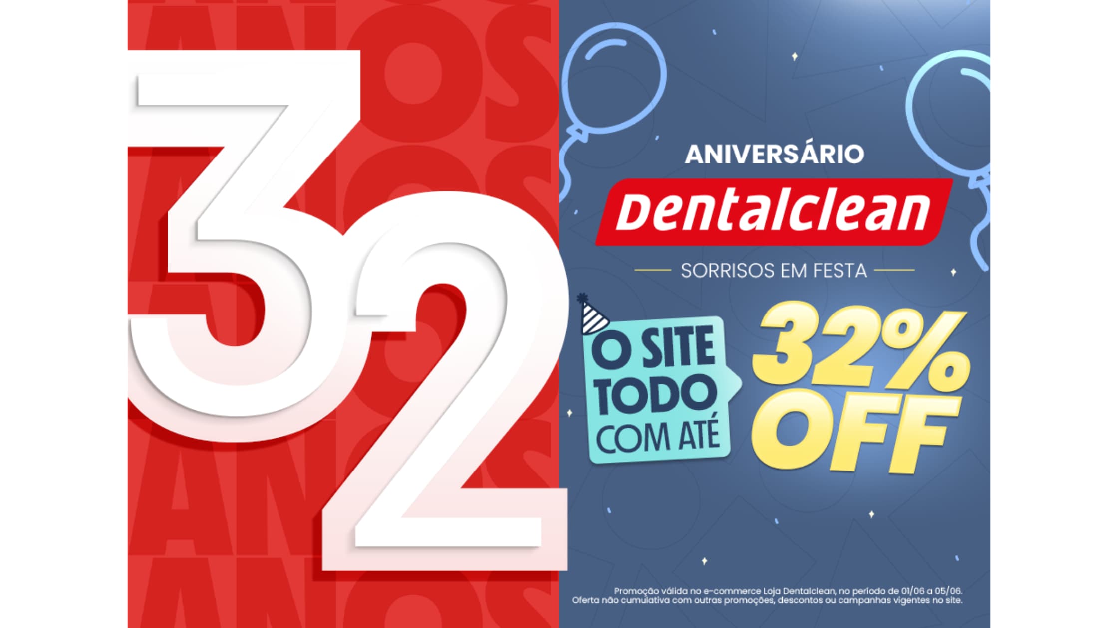 Dentalclean celebra 32 anos com campanha especial e reforça compromisso com inovação e acesso à saúde bucal