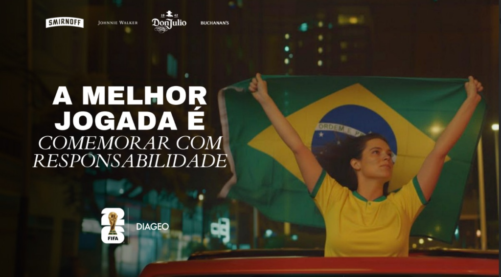 Diageo lança “A Melhor Jogada é Celebrar com Responsabilidade” antes da Copa do Mundo FIFA 2026