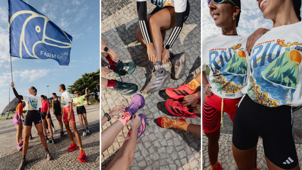 FARM Rio transforma a Maratona do Rio em uma celebração do lifestyle carioca com cortejo, música e banana inflável gigante