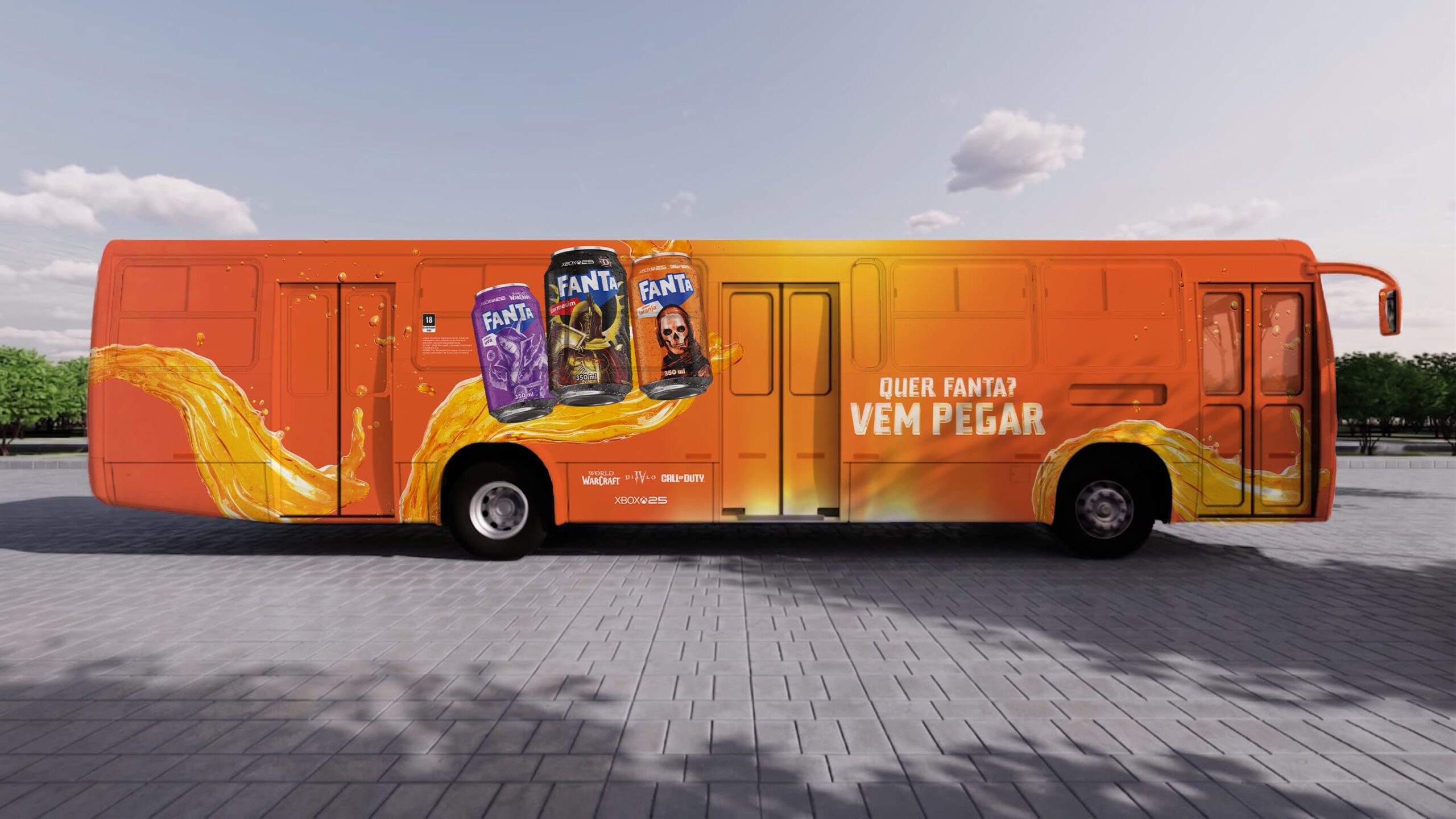 Fanta se une a XBOX em experiência imersiva gamer para todo o Brasil