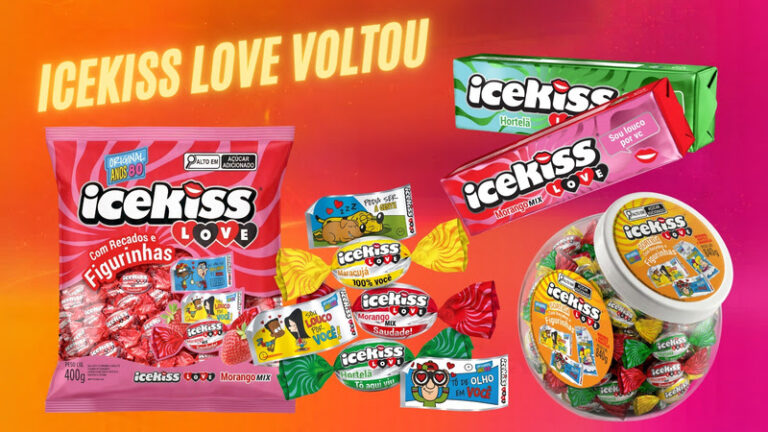 Icekiss aposta na nostalgia com a volta dos recadinhos nas balas