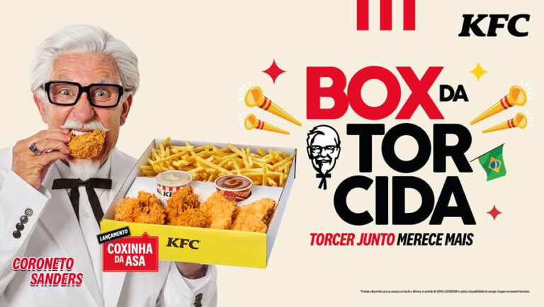 KFC une futebol e indulgência no “Box da Torcida” com corte de frango inédito