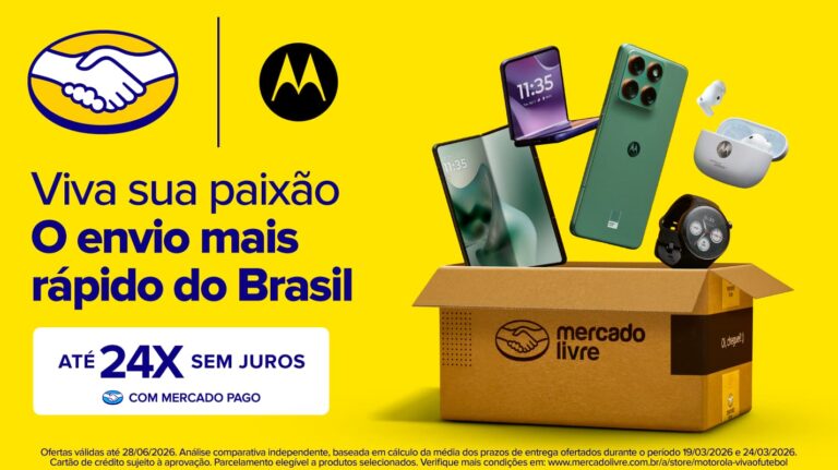 Mercado Ads e Motorola lançam campanha co-branded para celebrar a paixão pelo esporte e pela tecnologia