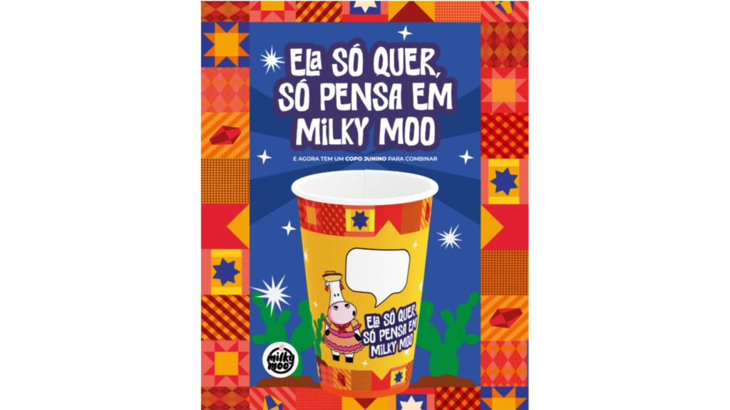 Milky Moo entra no clima do São João com campanha especial em cidades do Nordeste