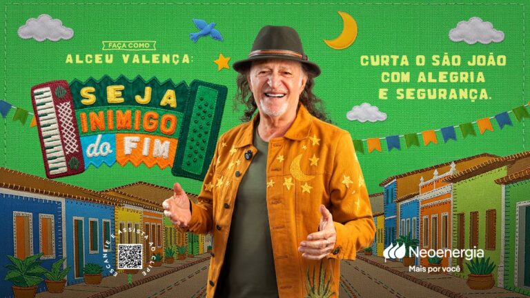 Neoenergia reforça segurança no São João com Alceu Valença em campanha
