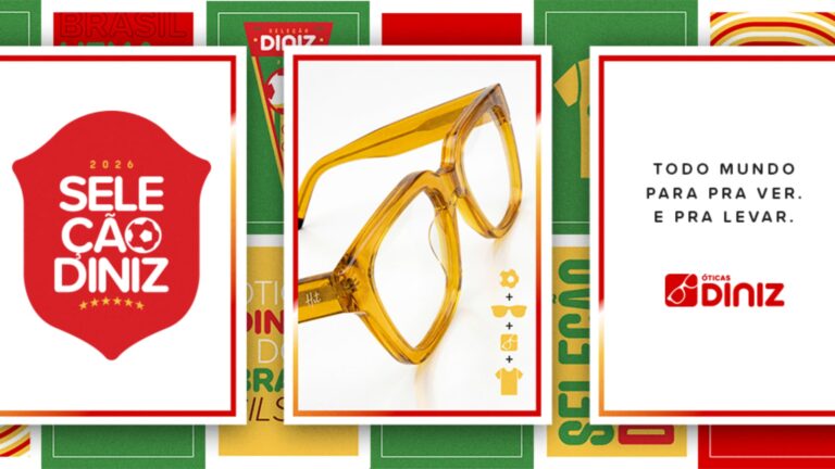 Óticas Diniz apostam no clima dos jogos mundiais para transformar lojas em experiência de marca